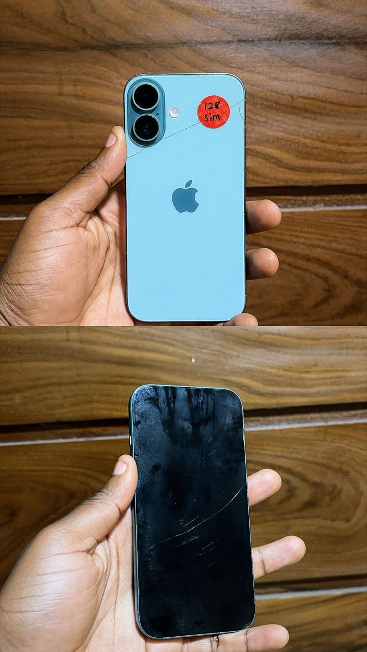 iPhone 16 Physical SIM 128GB — Aquamarine