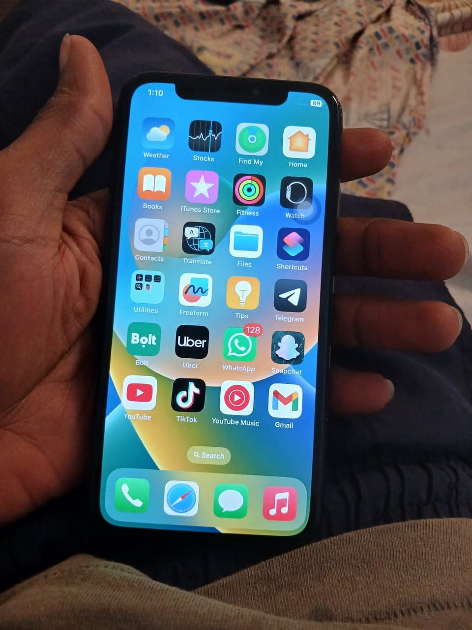 iPhone 12 Face ID Error 128GB — Deep Blue